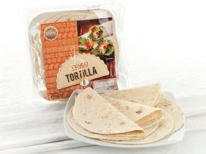 TESCO lágy tortilla