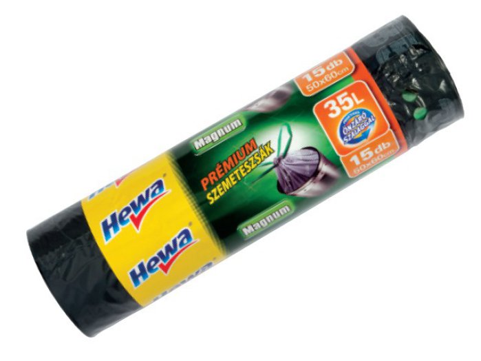 Hewa Magnum önzárószalagos szemeteszsák (60 l-es)