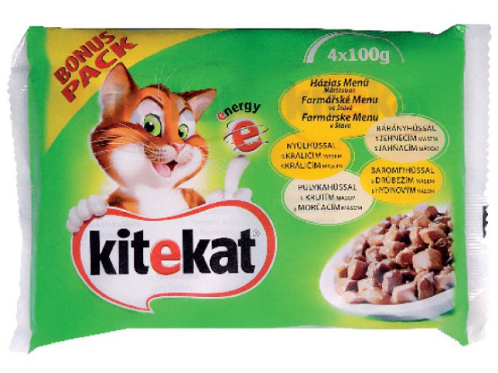 Kitekat alutasakos macskaeledel multipack