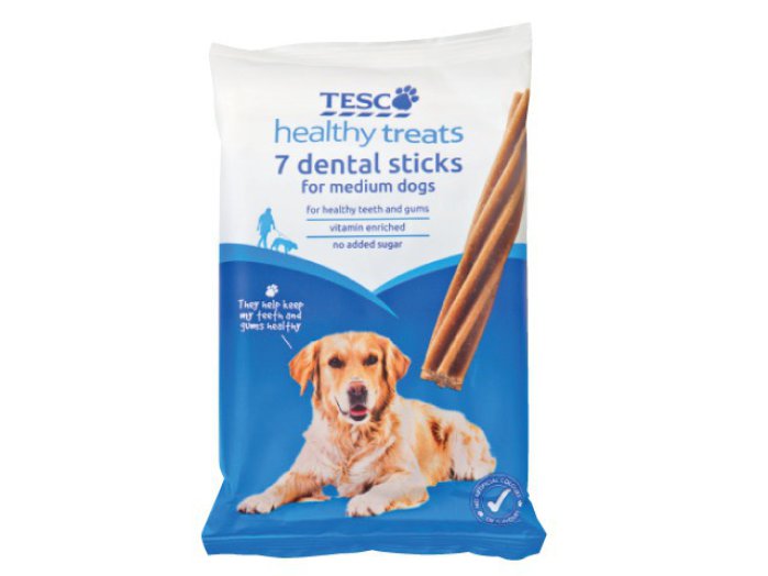 TESCO Dental Sticks jutalomfalat kutyáknak
