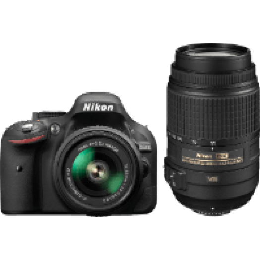 D5200 + 18-55 VR II + 55-300 VR + CF-EU10 Kit