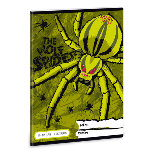 The Wolf Spider 1. oszt. vonalas A/5 füzet 1432