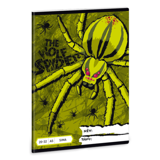 The Wolf Spider A/5 sima füzet 2032