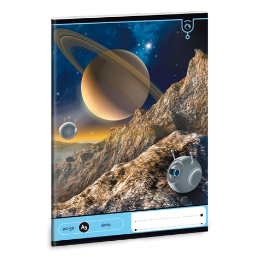 Space A/5 sima füzet 2032