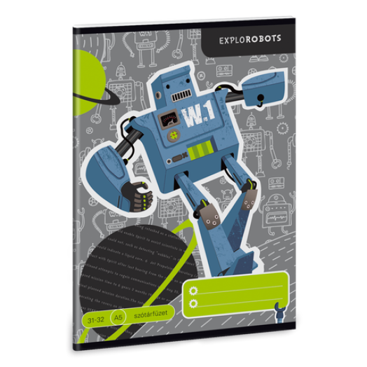 Robot A/5 szótárfüzet 3132