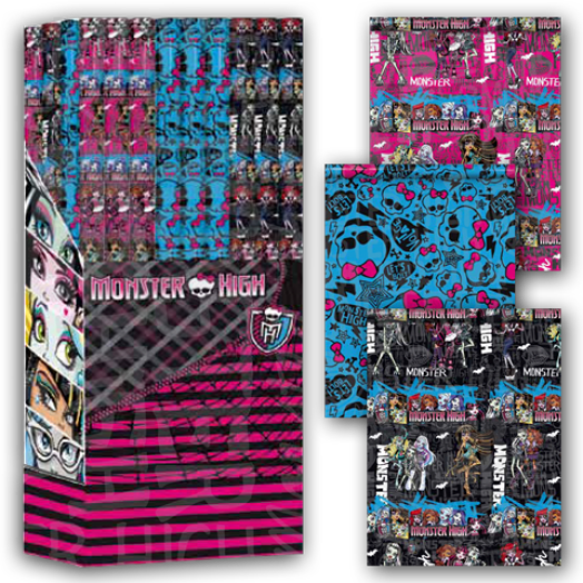 Monster High hengeres csomagolópapír MH