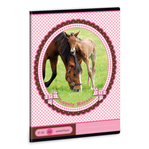 My Horse A/5 szótárfüzet 3132