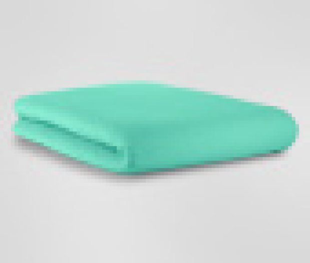 Gumis jerseylepedő, dupla, aqua