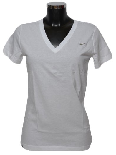 SS SOLID SWOOSH V NECK TEE