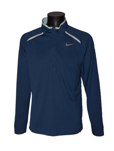 HALF-ZIP LONG SLEEVE TOP
