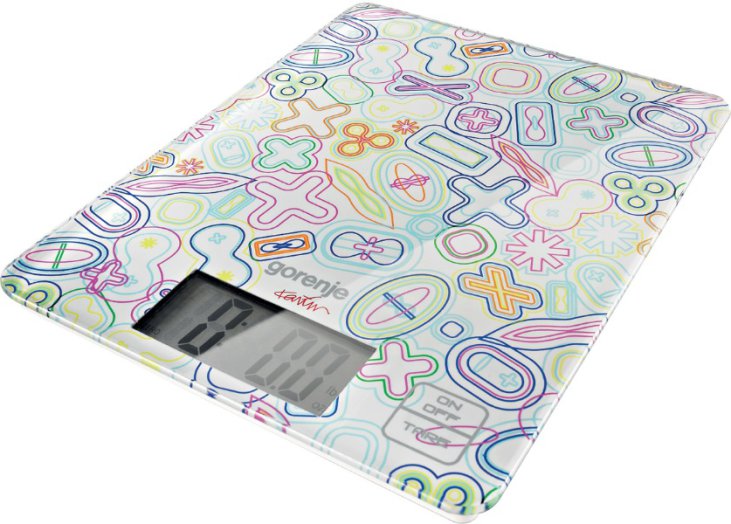 Elektronikus konyhai mérleg Gorenje designed by Karim Rashid