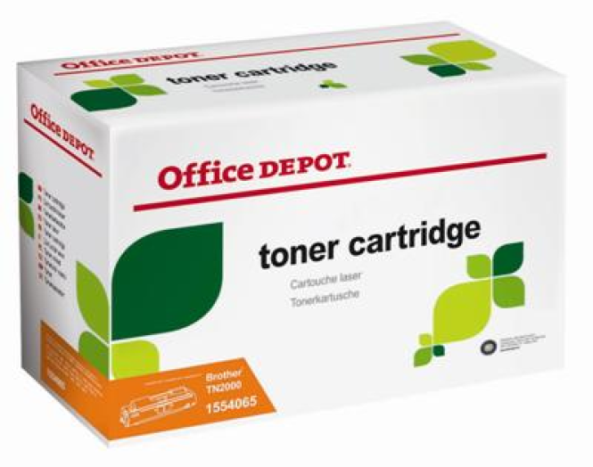 Office Depot Brother TN-2000 kompatibilis toner, fekete