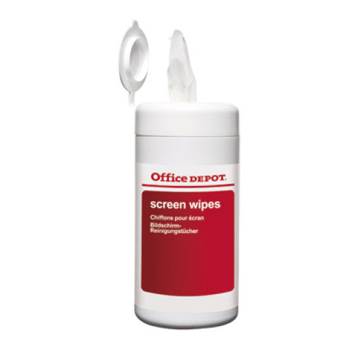 Office Depot nedves tisztítókendő üveg felületre,
