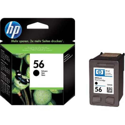 HP C6656A/56 patron, fekete