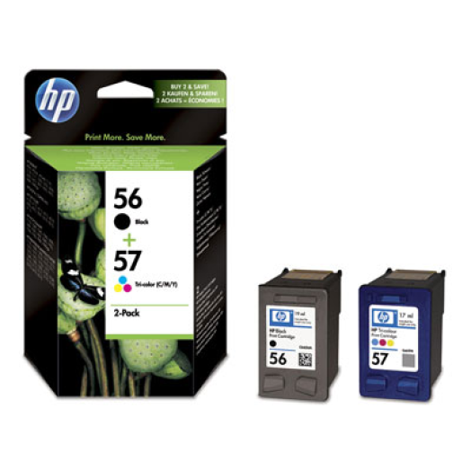 HP SA342AE/56+57 patron pack, fekete+színes