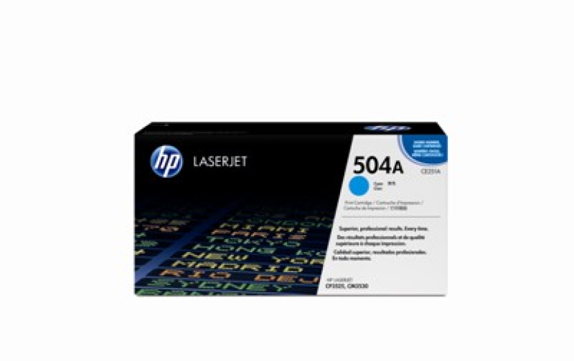 HP CE251A toner, cián