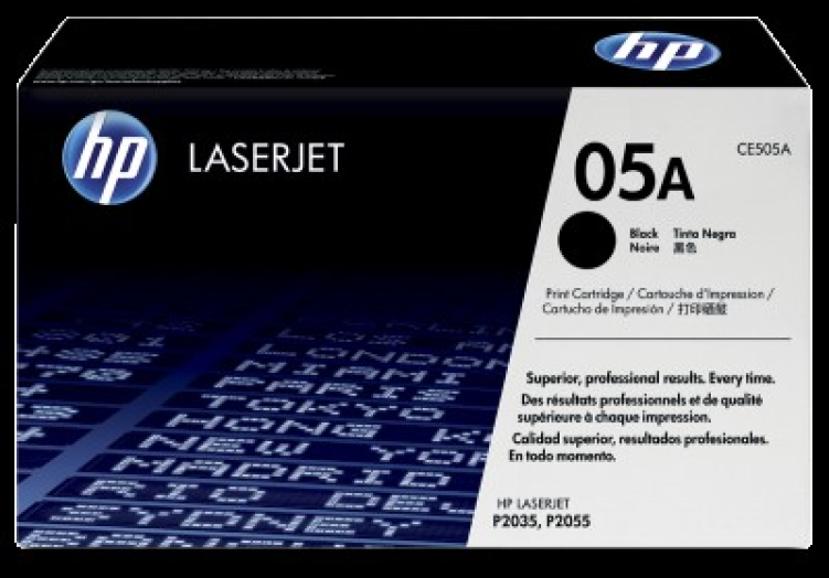 HP CE505A toner, fekete