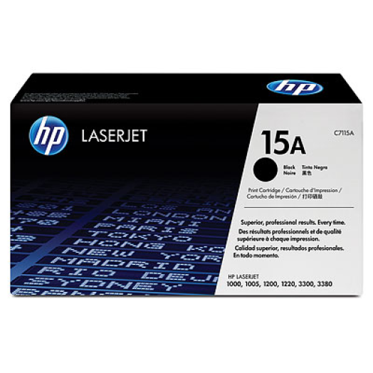 HP C7115A/15A toner, fekete