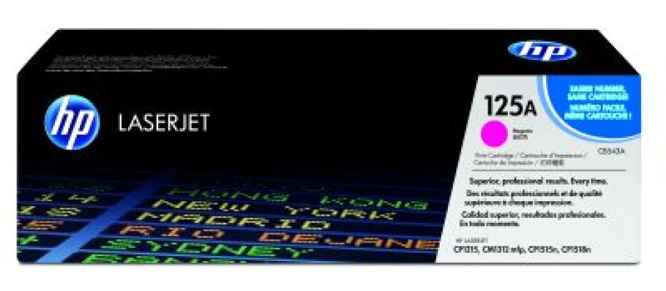 HP CB543A toner, bíbor