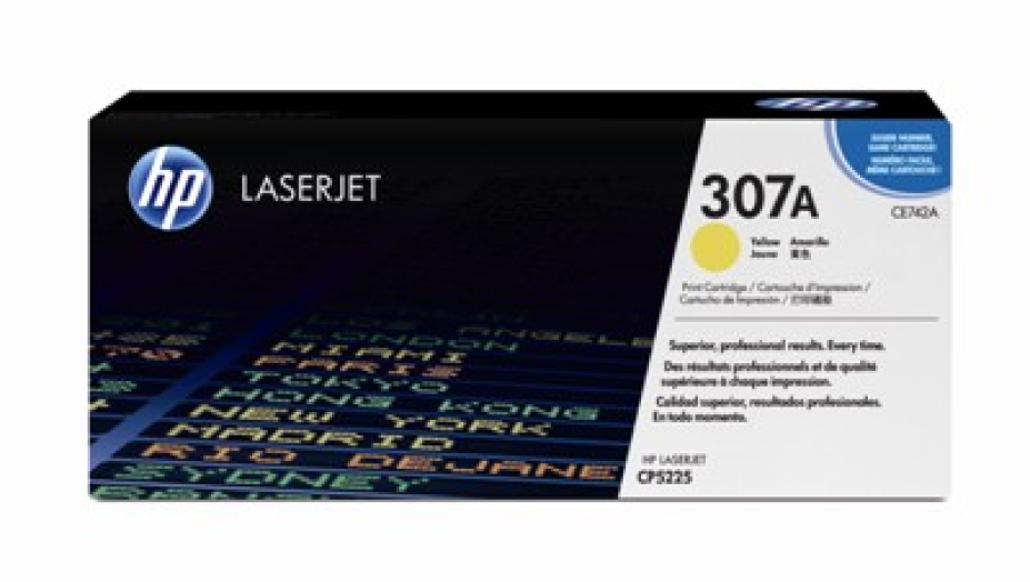 HP CE742A toner, sárga