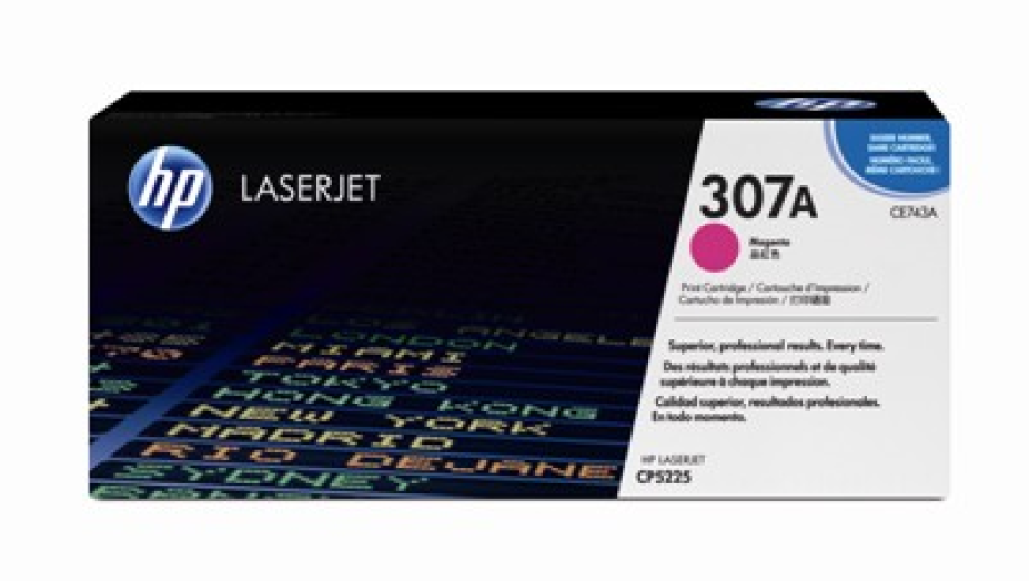 HP CE743A toner, bíbor