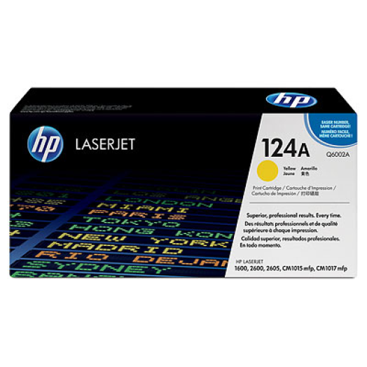 HP Q6002A toner, sárga