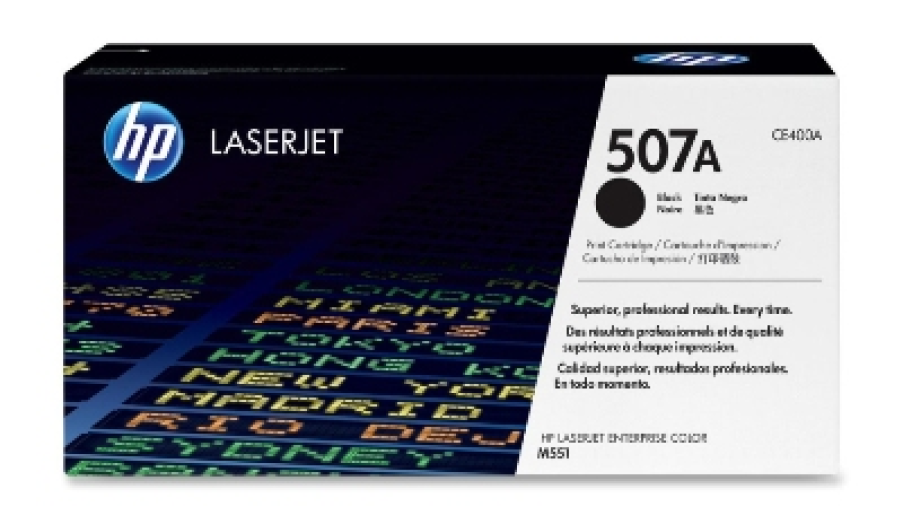 HP CE400A/507A toner, fekete