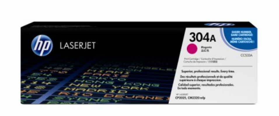 HP CC533A toner, bíbor