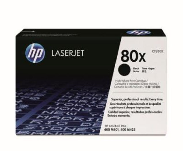 HP CF280X/80X toner, fekete