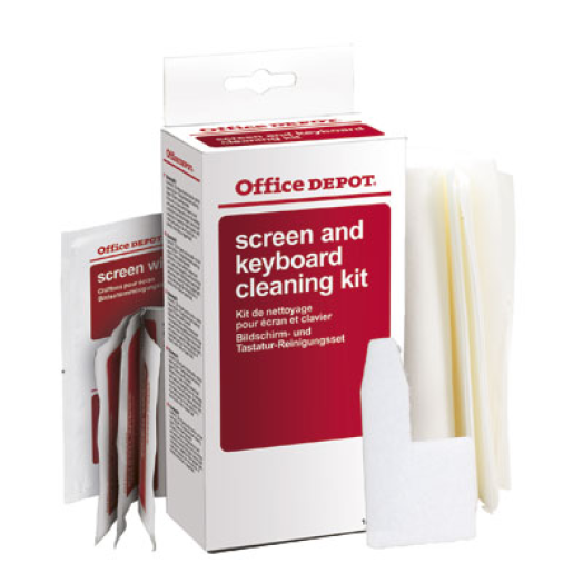 Office Depot monitor és billentyűzet tisztító szett