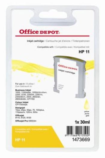 Office Depot HP C4838A/11 kompatibilis patron, sárga