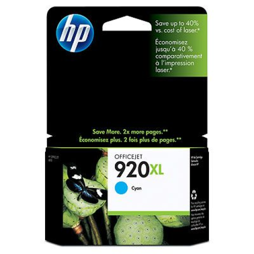 HP CD972AE/920XL patron, cián