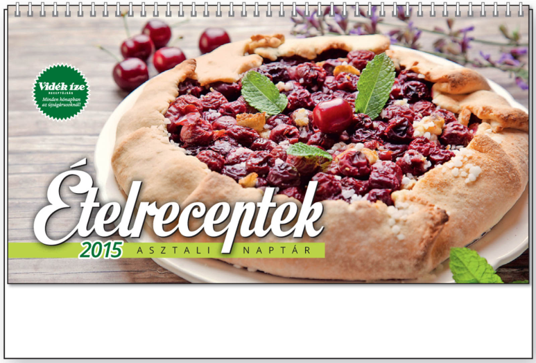 TopTimer asztali naptár T058 álló Ételreceptek