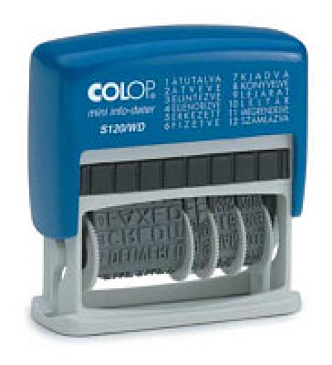 Colop S 120/WD szóbélyegző dátummal