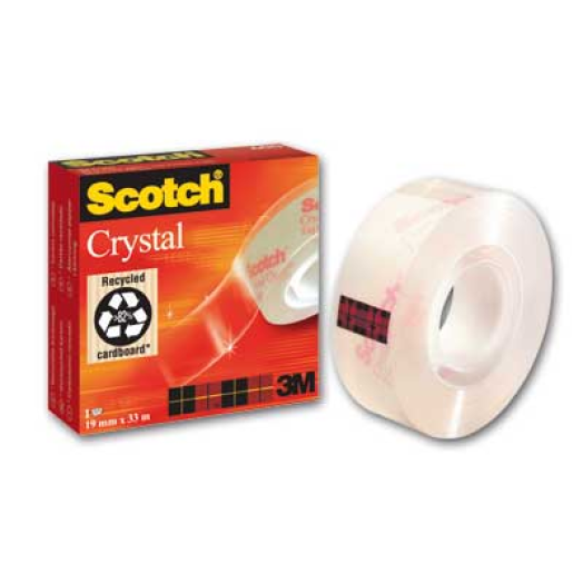 Scotch Crystal Clear ragasztószalag 19 mm x 33 m