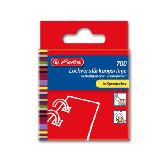 Herlitz lyukerősítő gyűrű 700 db/cs