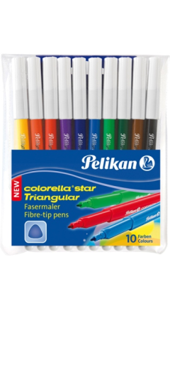 Pelikan Colorella Trio rostirón, 10szín