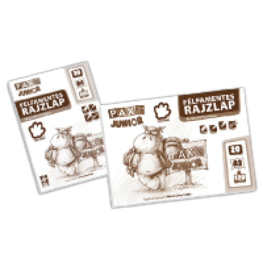 Pax rajzlap félfamentes 120g