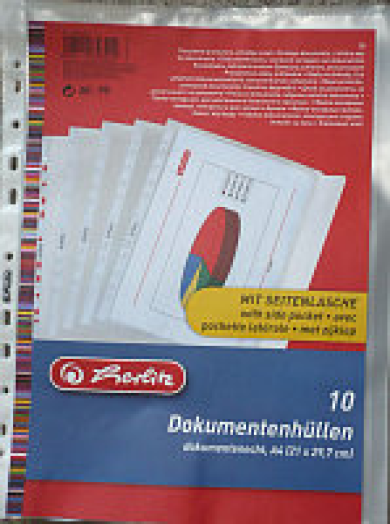 Herlitz lefűzhető borítékos genotherm A4, 10 db