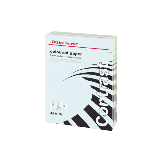 Office Depot színes másolópapír A4 vegyes színek