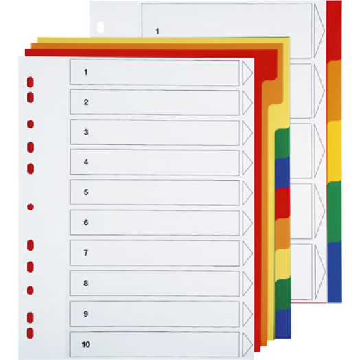 Office Depot műanyag elválasztólap Maxi