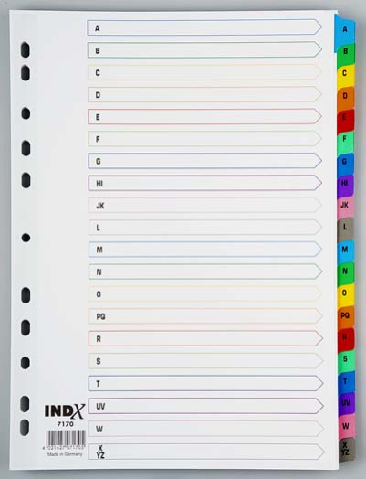 Office Depot karton regiszter