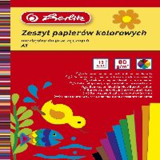 Herlitz kivágópapír fényes 10 lap