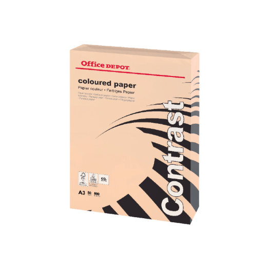 Office Depot másolópapír színes A3 80g 500 lap/csomag