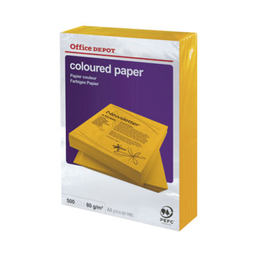 Office Depot másolópapír színes A4 80g 500 lap/csomag