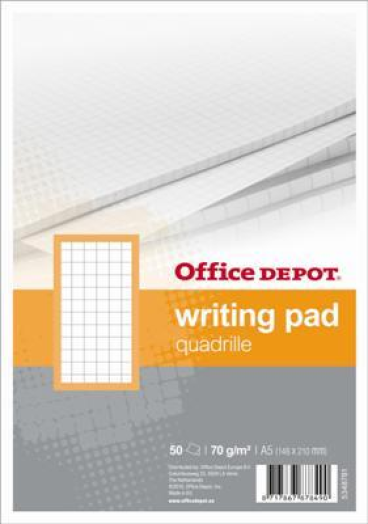 Office Depot ragasztott jegyzettömb A5