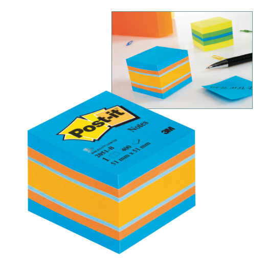 Post-it mini öntapadó kockatömb 51x51 mm
