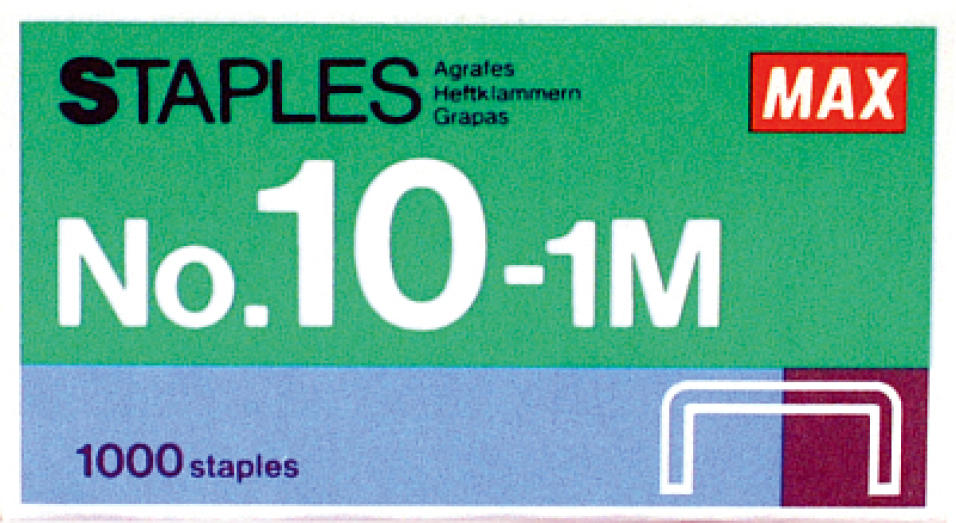 Max 10-1 fűzőkapocs No.10