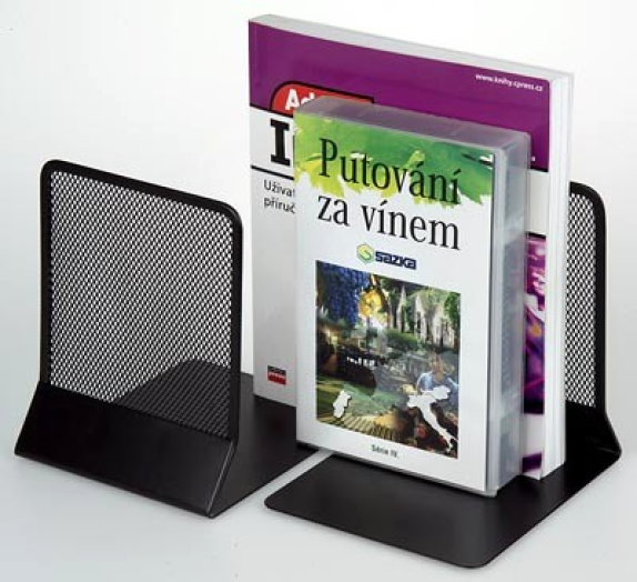 Office Depot fémhálós könyvtámasz fekete 2 db/cs