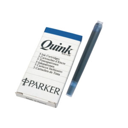 Parker tintapatron kék 5 db